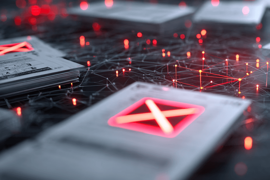 error icon on a file