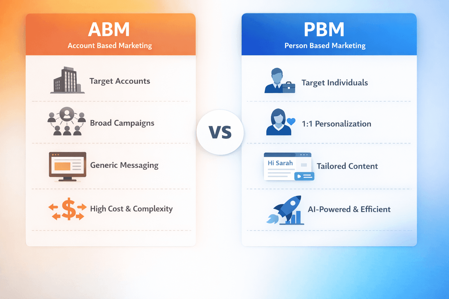 ABM vs PBM