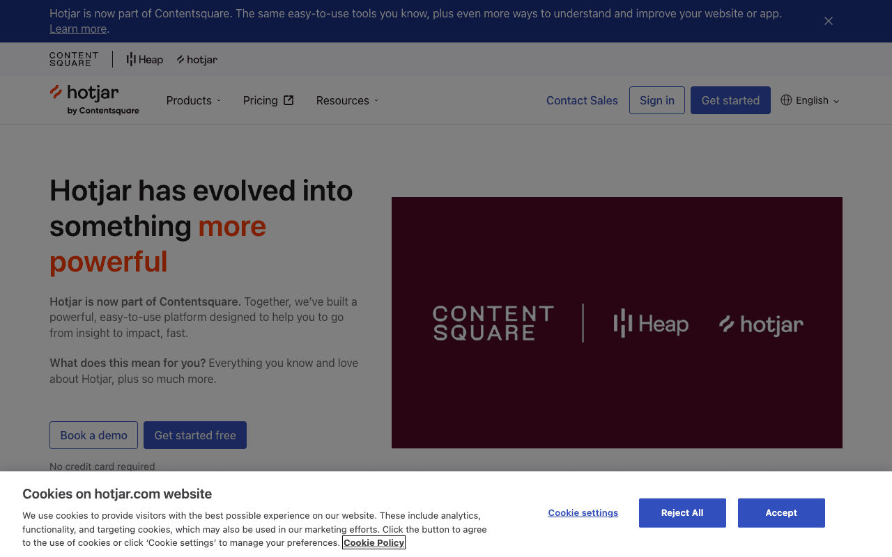 Hotjar екранна снимка
