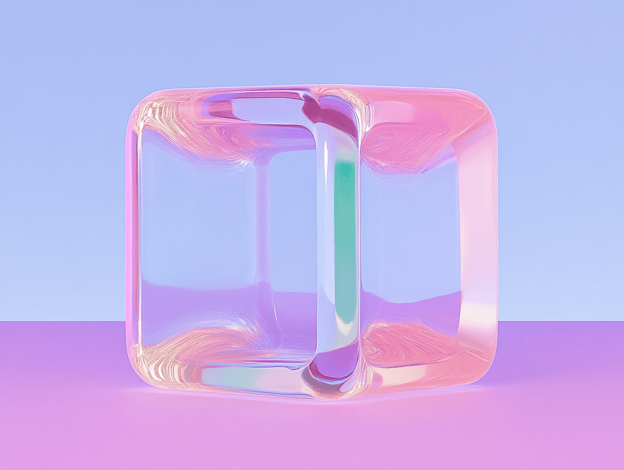 Durchsichtiger Kubus