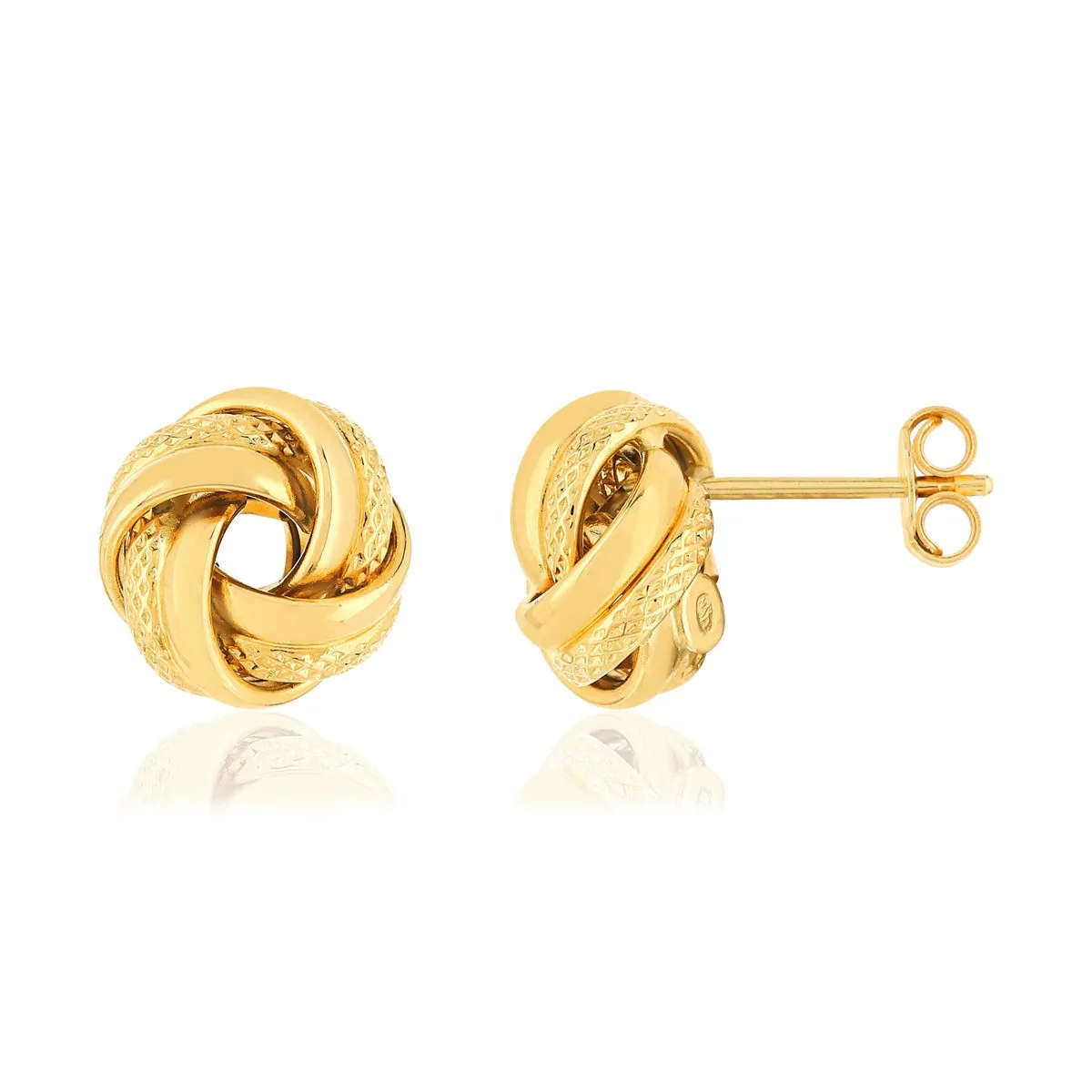 Boucles d'oreilles en or jaune 750