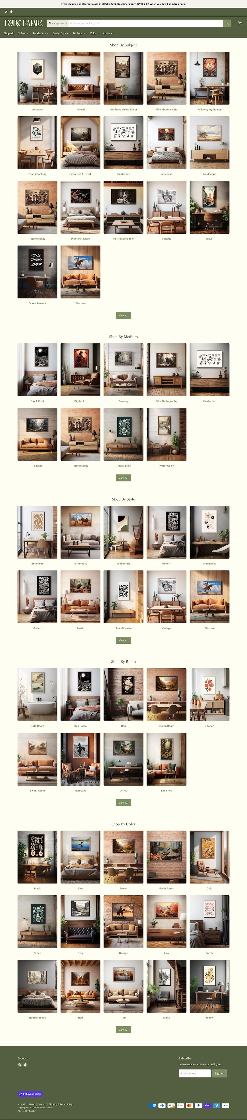 Folk Fable Category Page