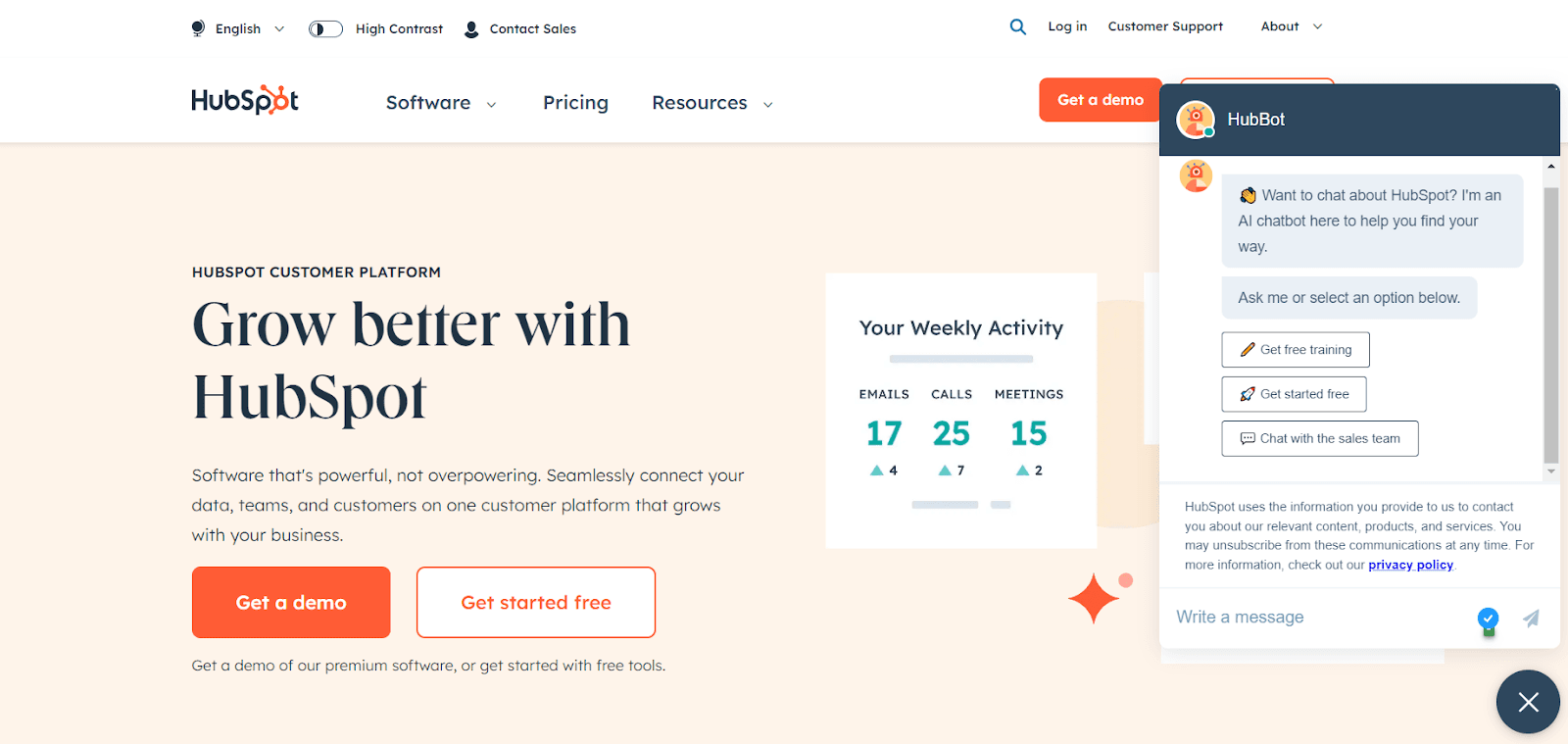 3. هاب سبوت HubSpot