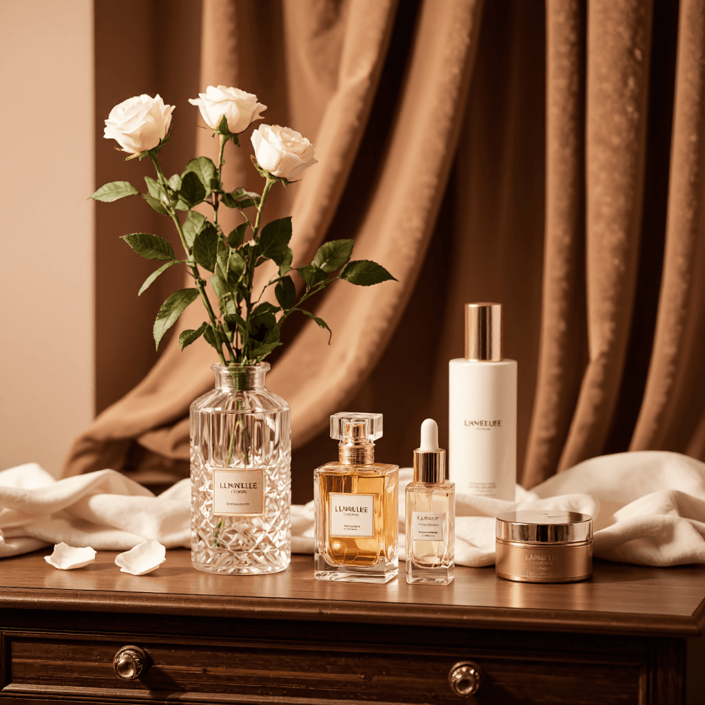 product photography of perfume