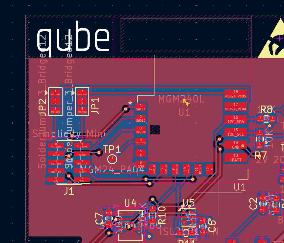 A printed circuit board layout