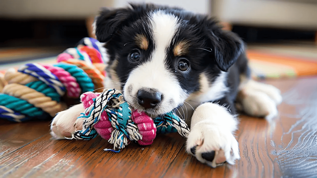 happy-puppy-with-rope-toy