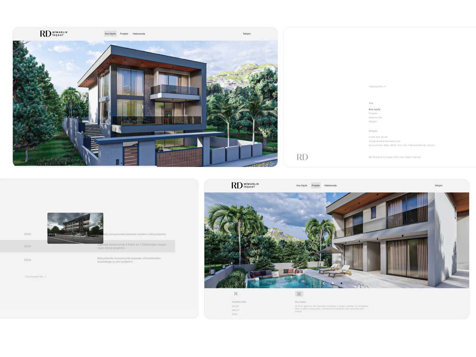 RD Architecture Branding and UX&UI Design project