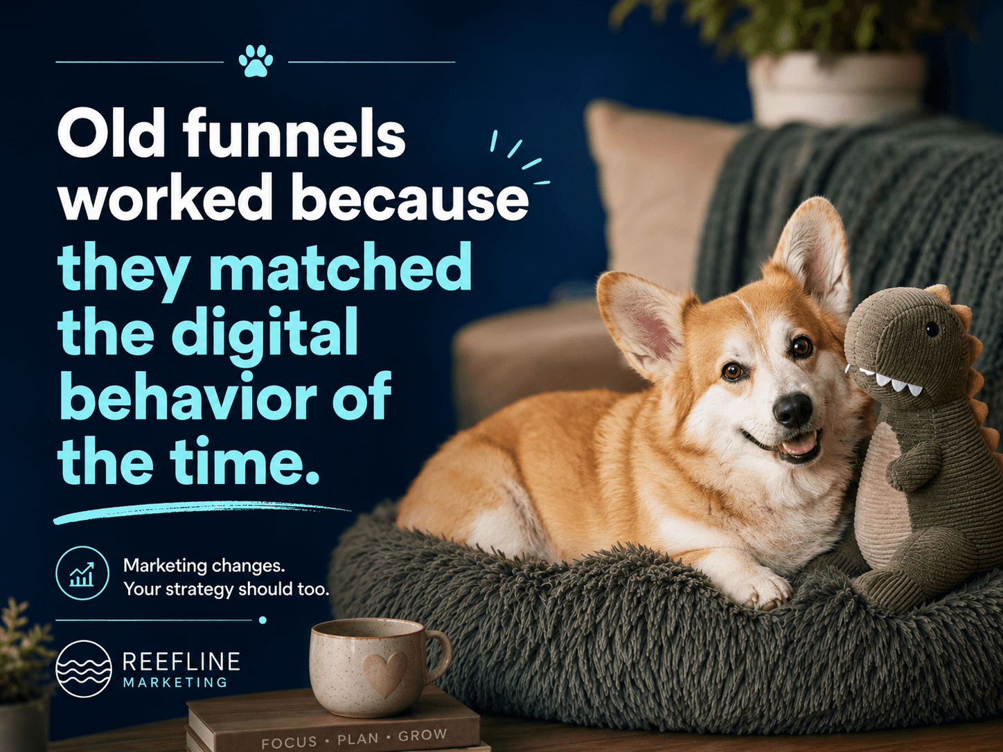 Old funnels worked because they matched the digital behavior of the time.  People were more willing to download free PDFs. Webinars felt more novel. Automated emails felt more personal than they actually were. Low-cost tripwires felt like an easy first step.