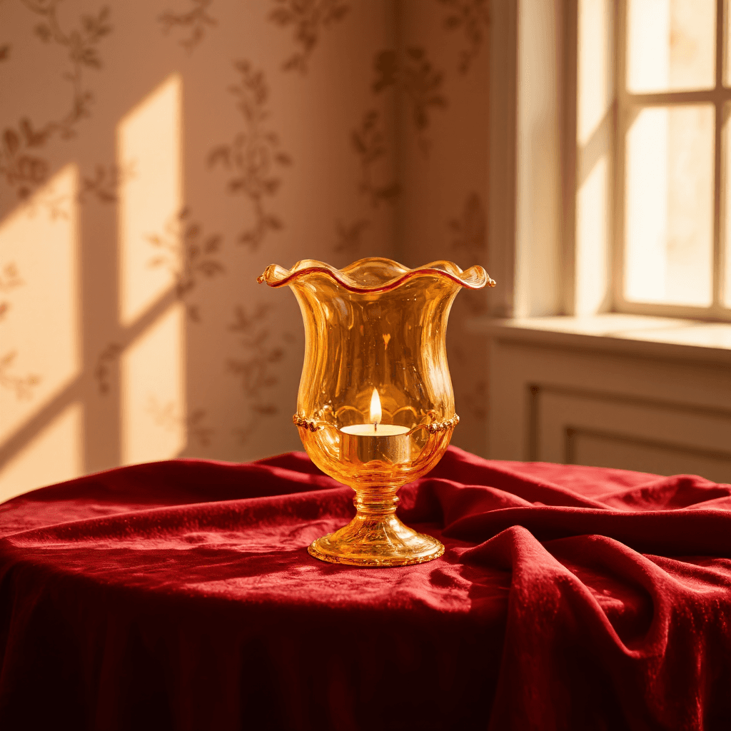 product photography of decorative candle holder