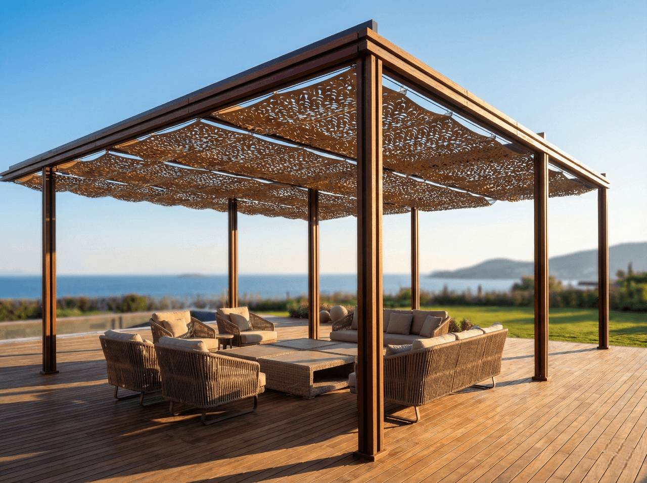 woman holding a phone and man looking at the phone. both are smiling