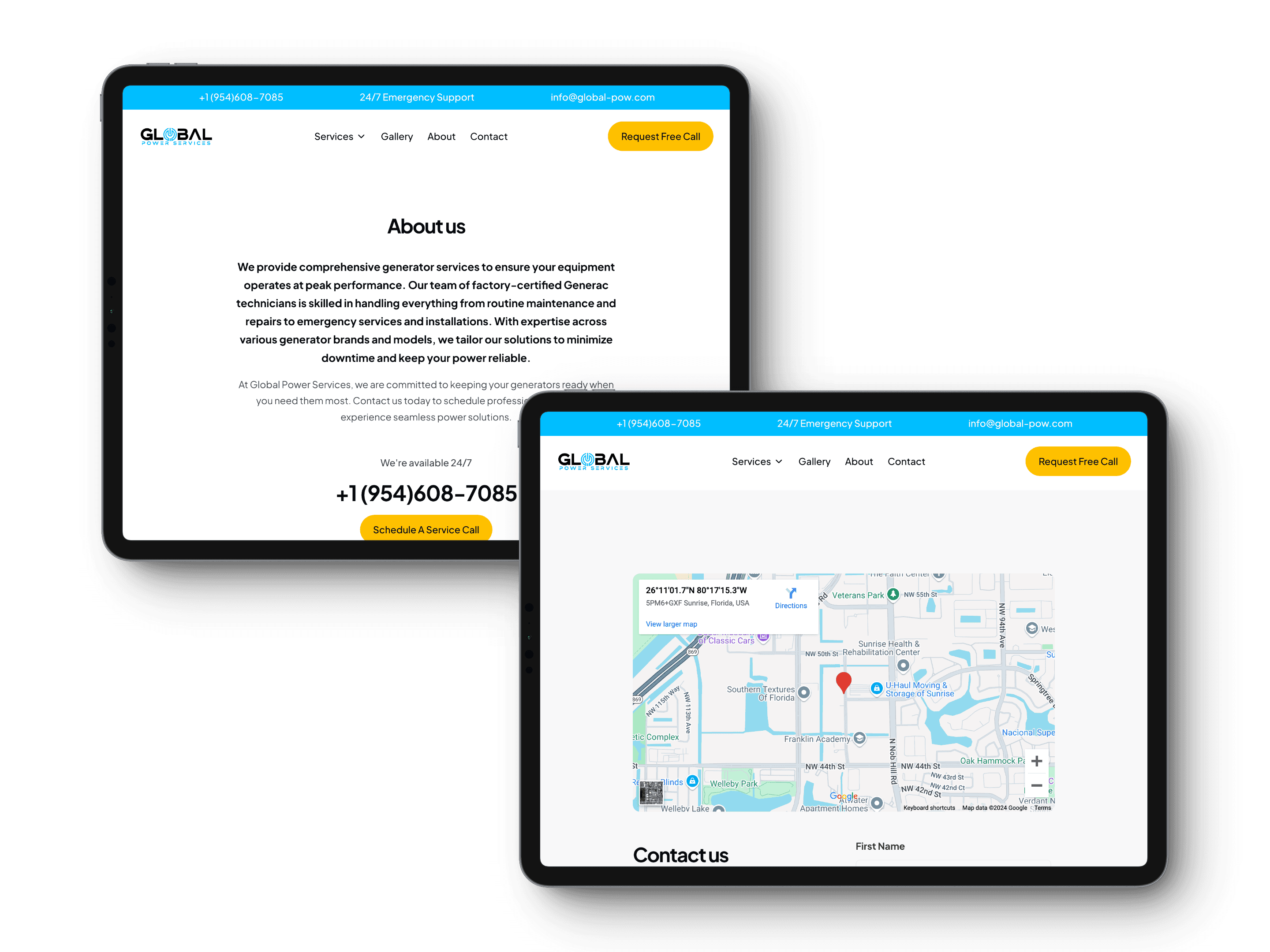 Irene Webflow template project image