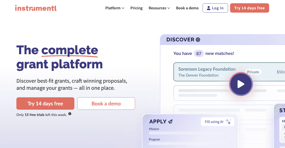 GrantStation Platform