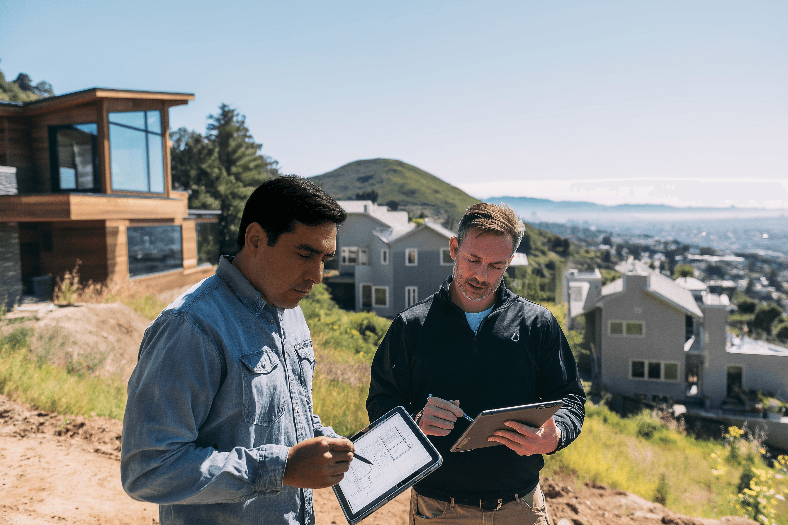 Initial Site Consultation with Client