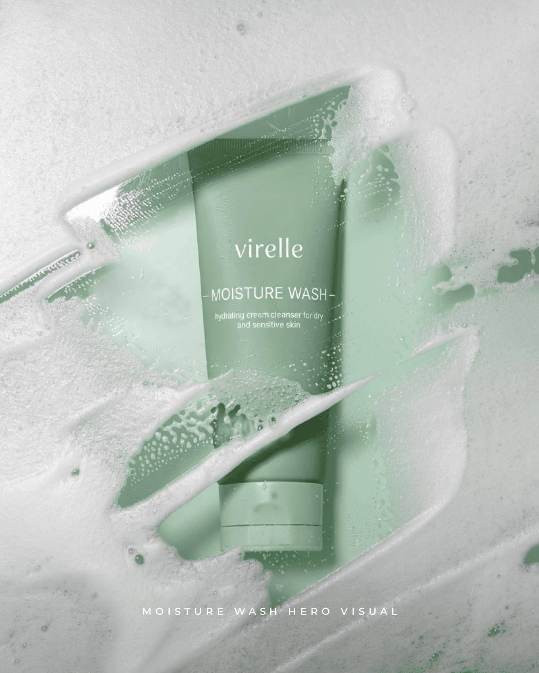 A close-up of a person wearing green-tinted glasses, with a serious expression and smooth skin.