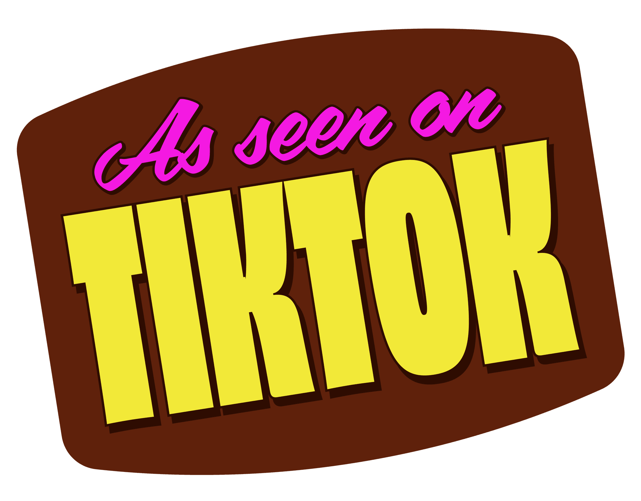 As seen on TikTok sticker
