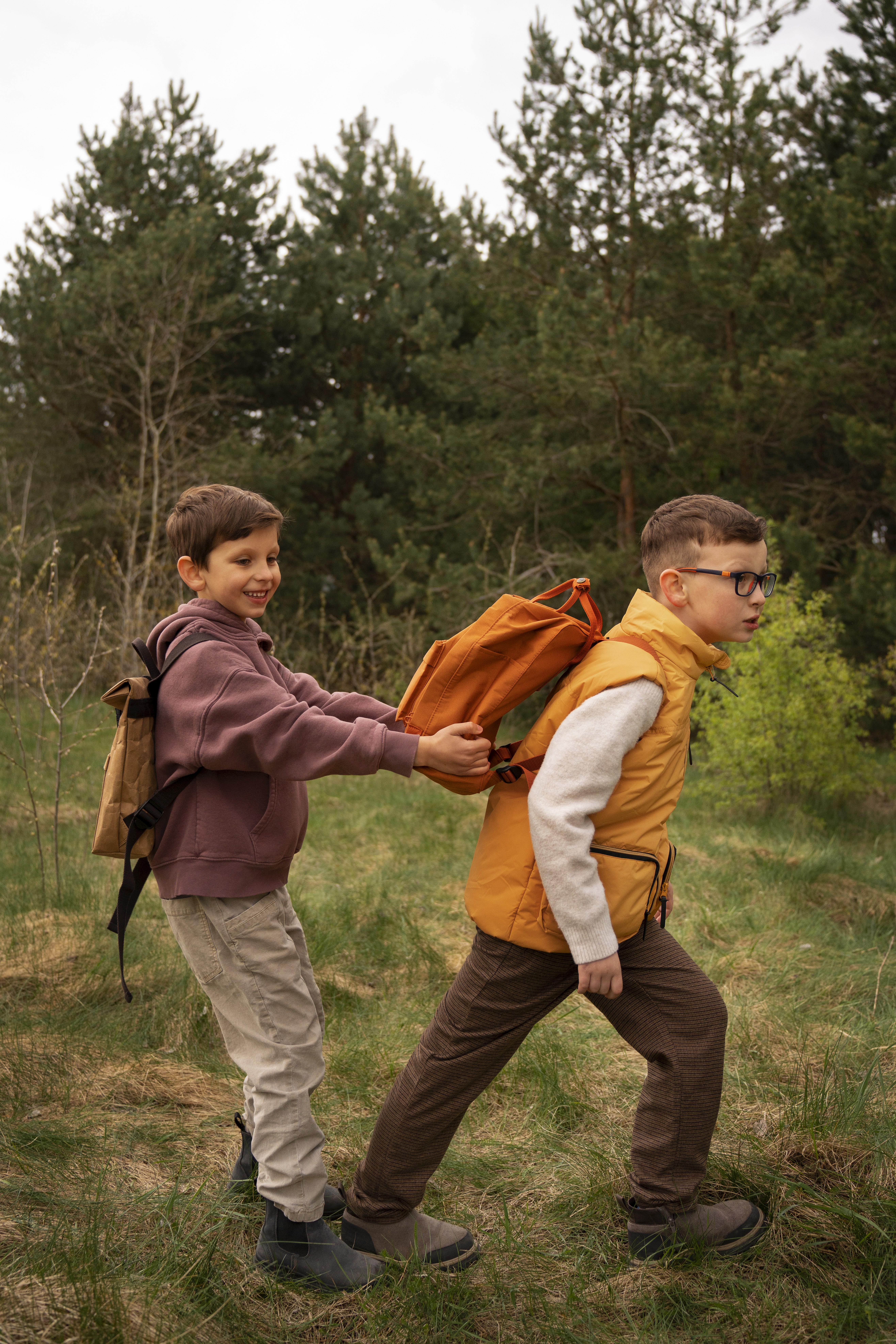 teen hiking