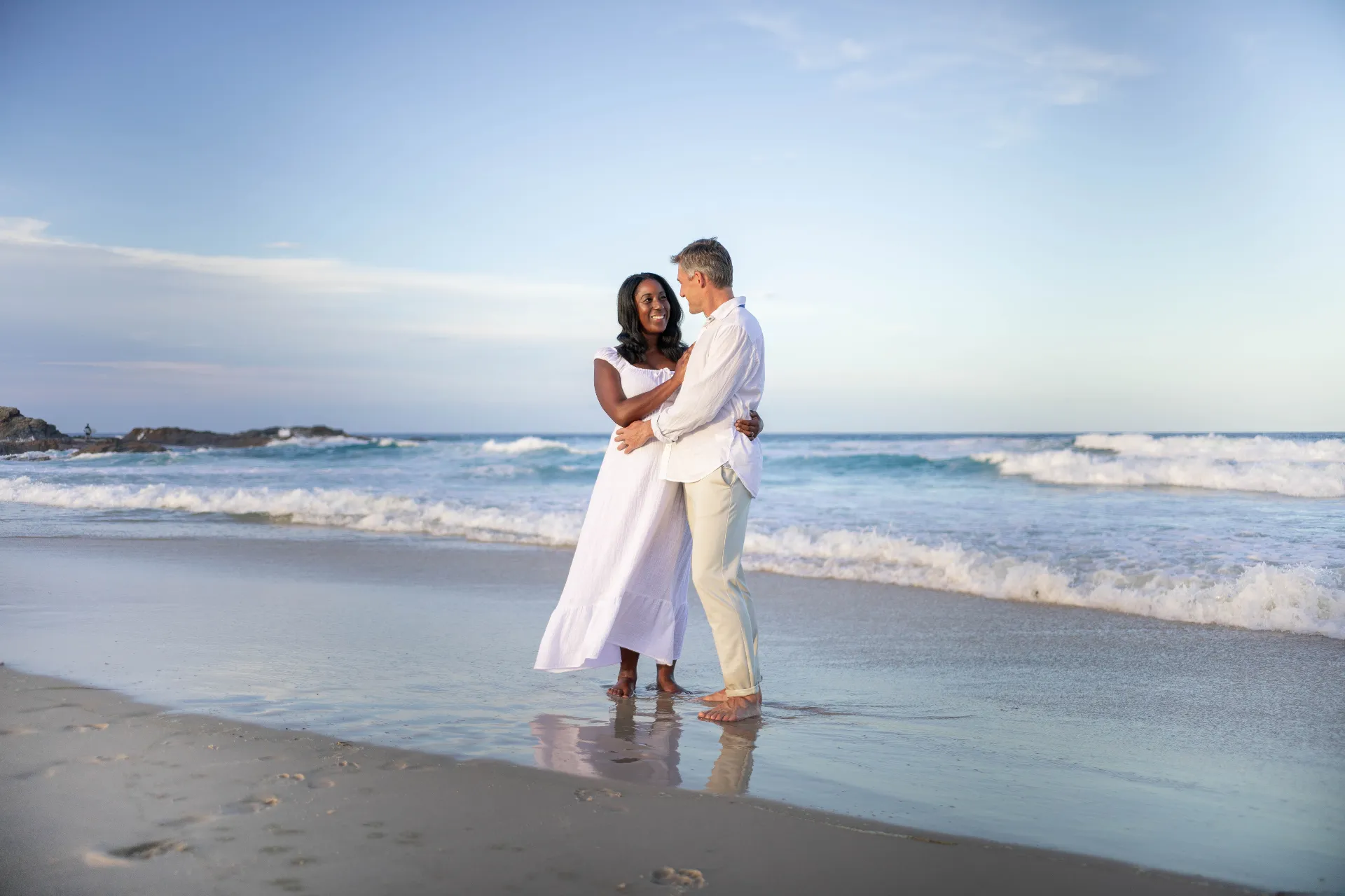 woman in white wedding dress