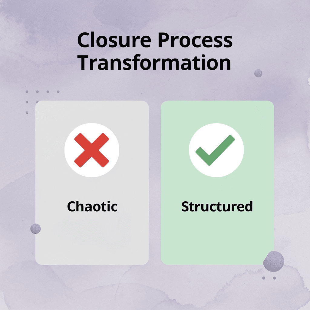 Transformation from chaotic to structured closure process - How to Tell Investors That You’re Shutting Down 