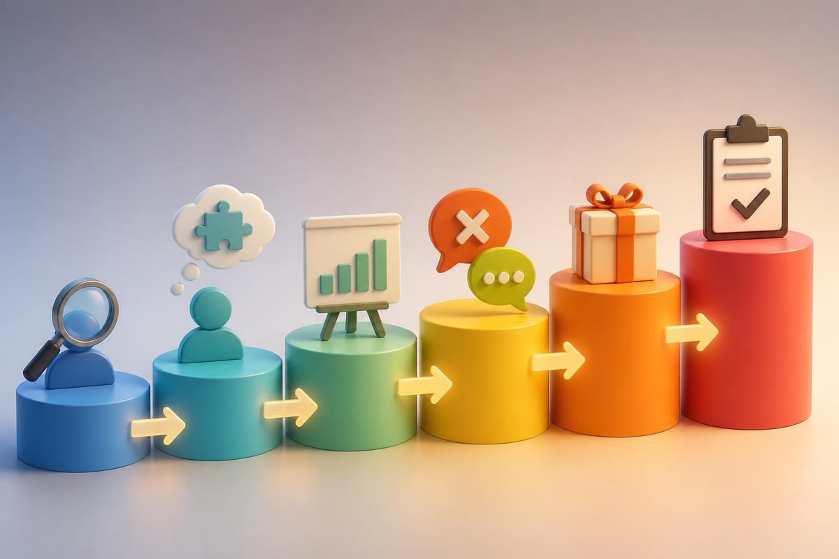 High-ticket sales process flow