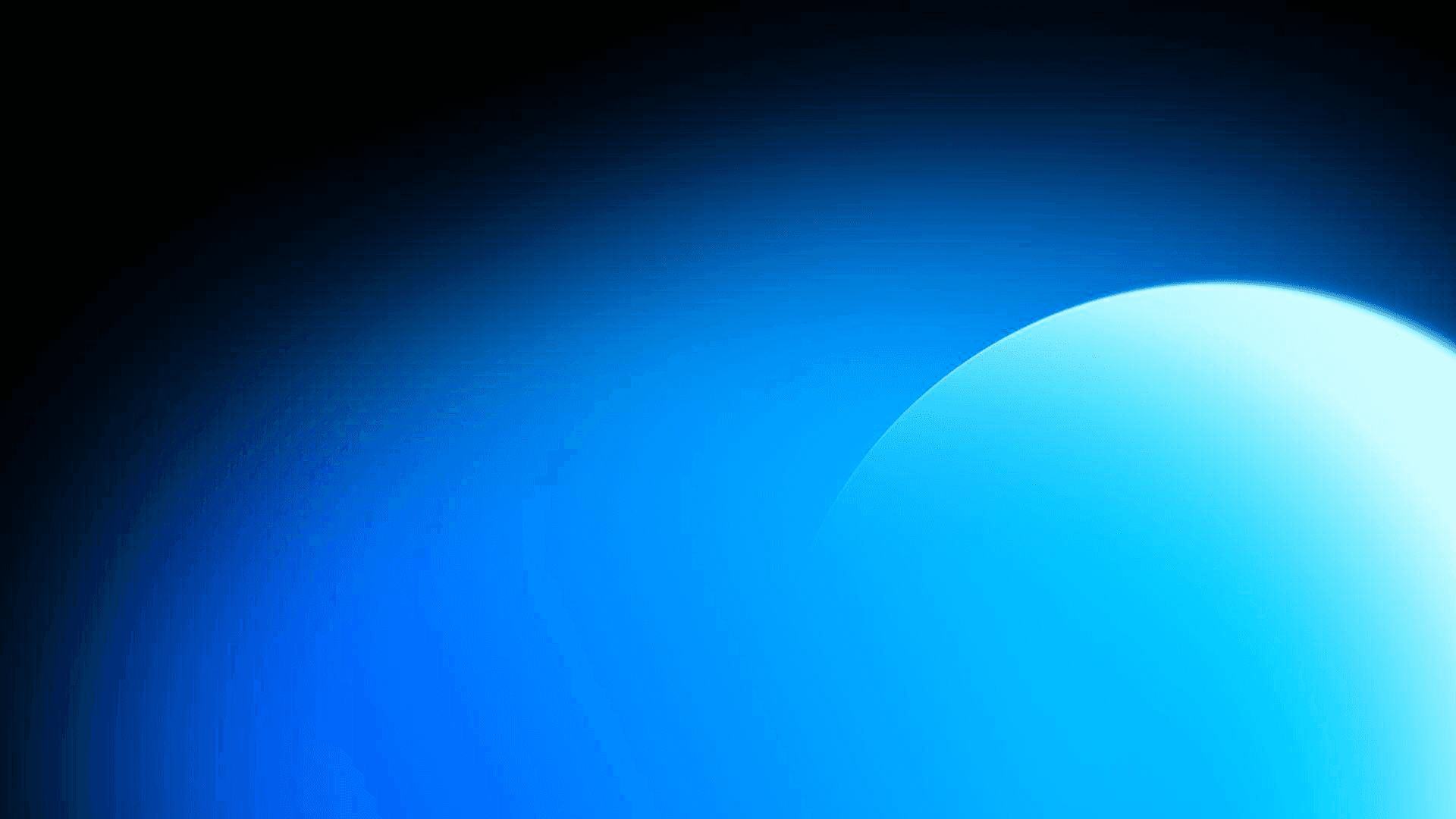Cyan gradient glow