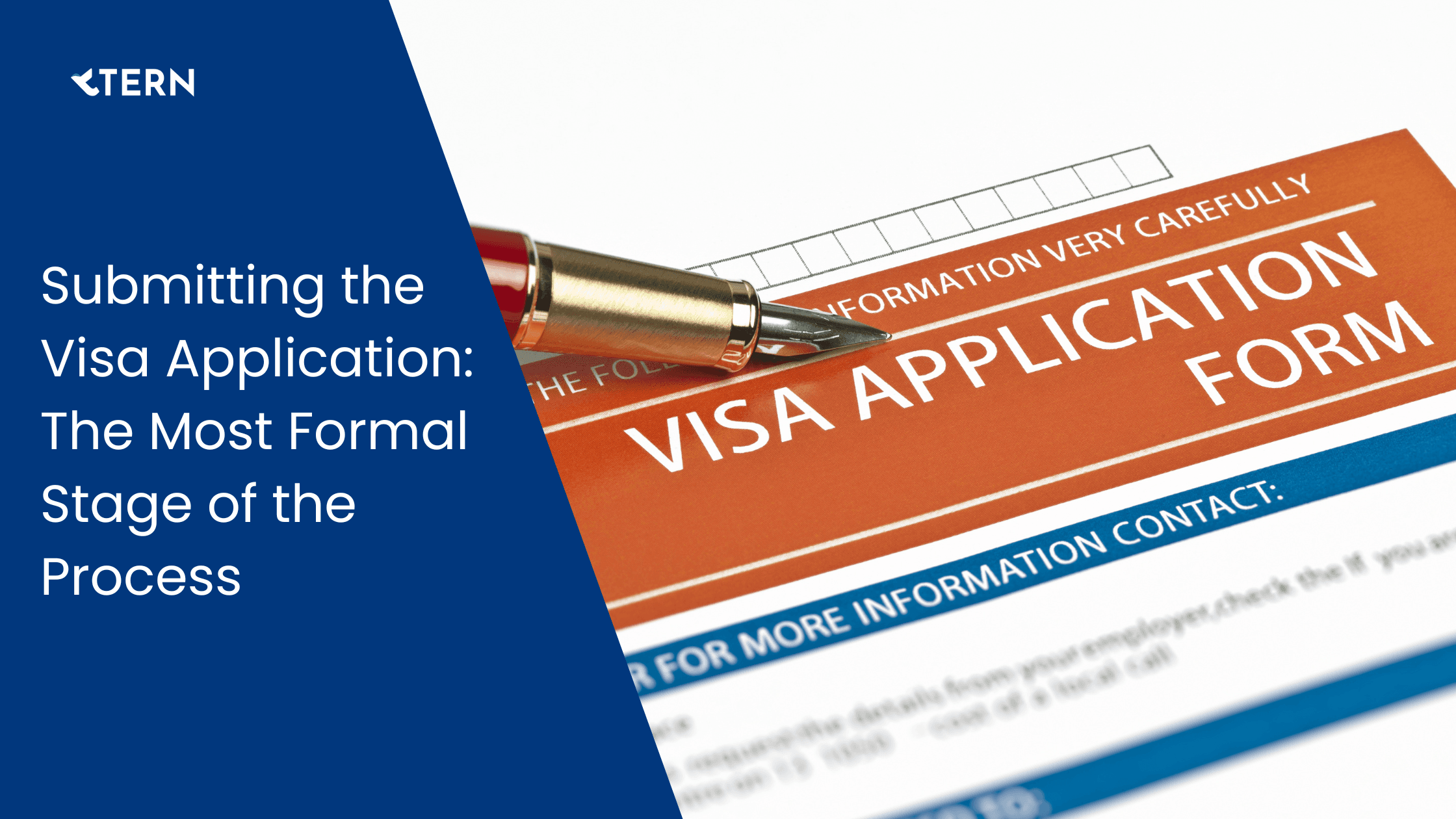 Submitting the Visa Application: The Most Formal Stage of the Process