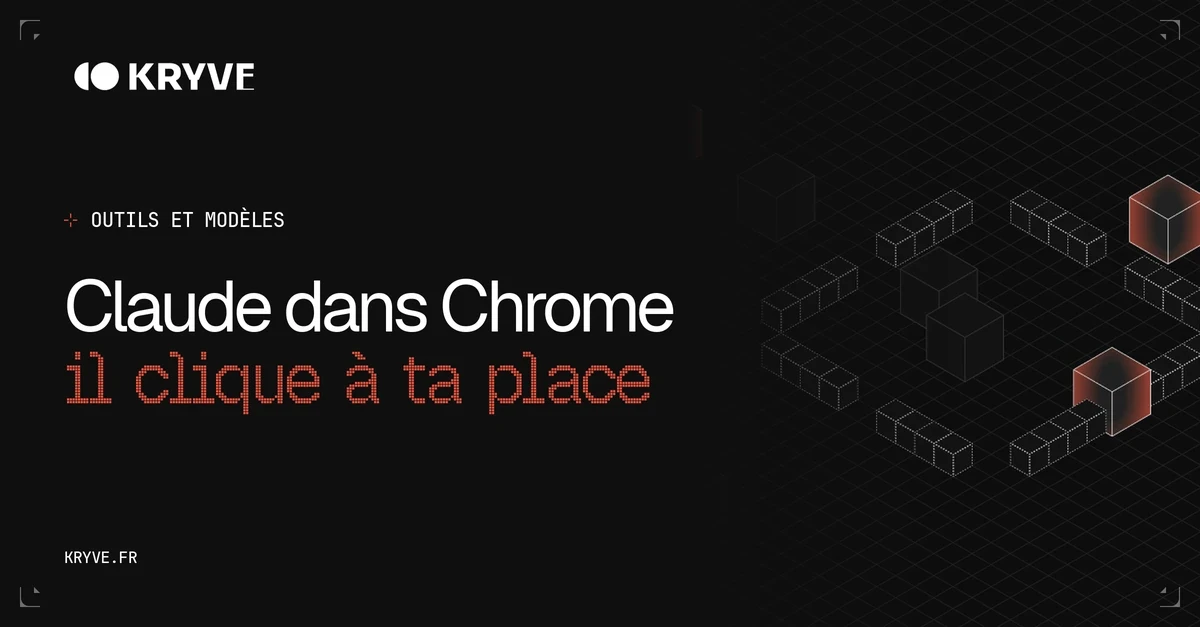 Claude dans Chrome : couverture Kryve, catégorie Outils et modèles