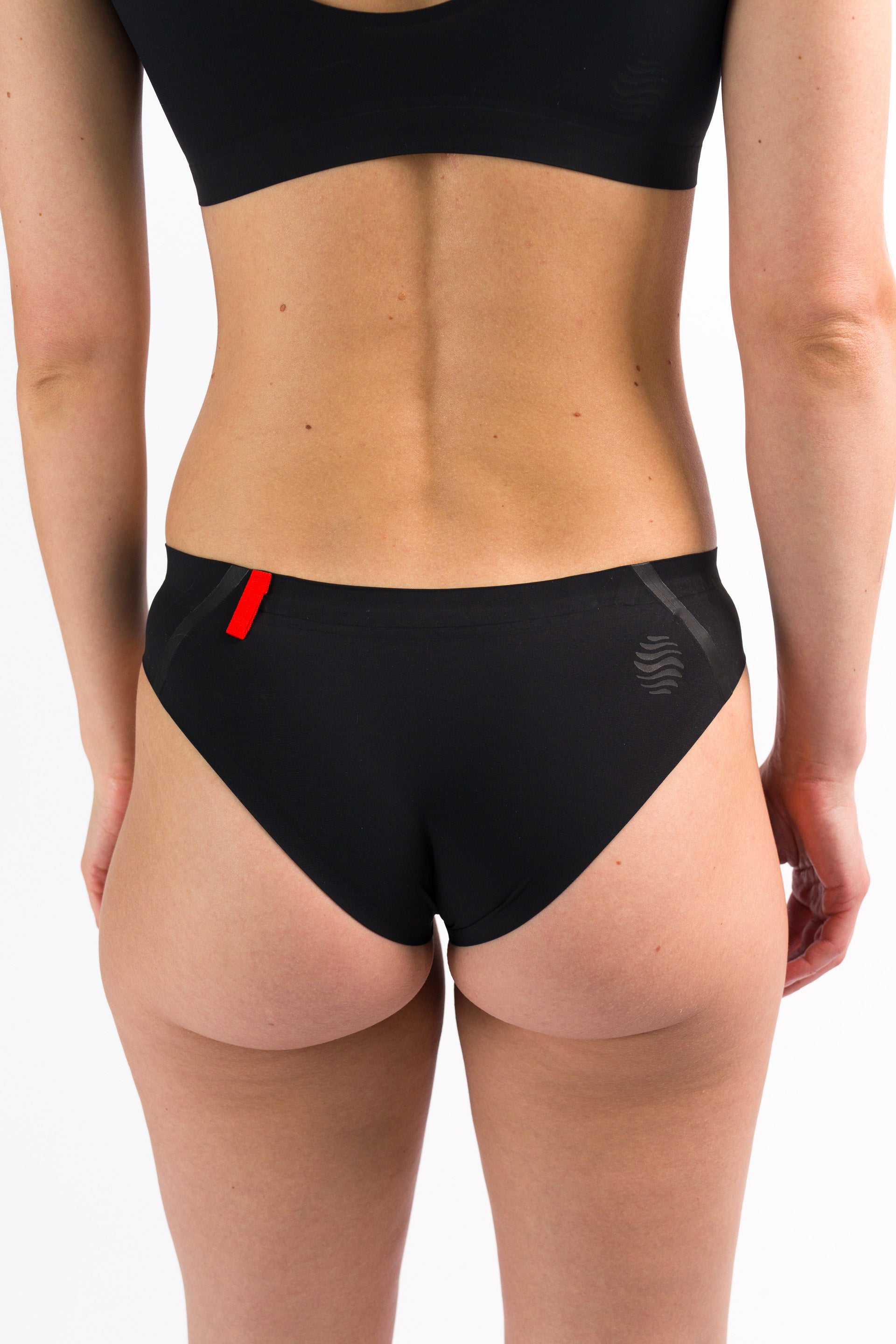 Twilight Black Sport Bikini Bottoms 03 Back