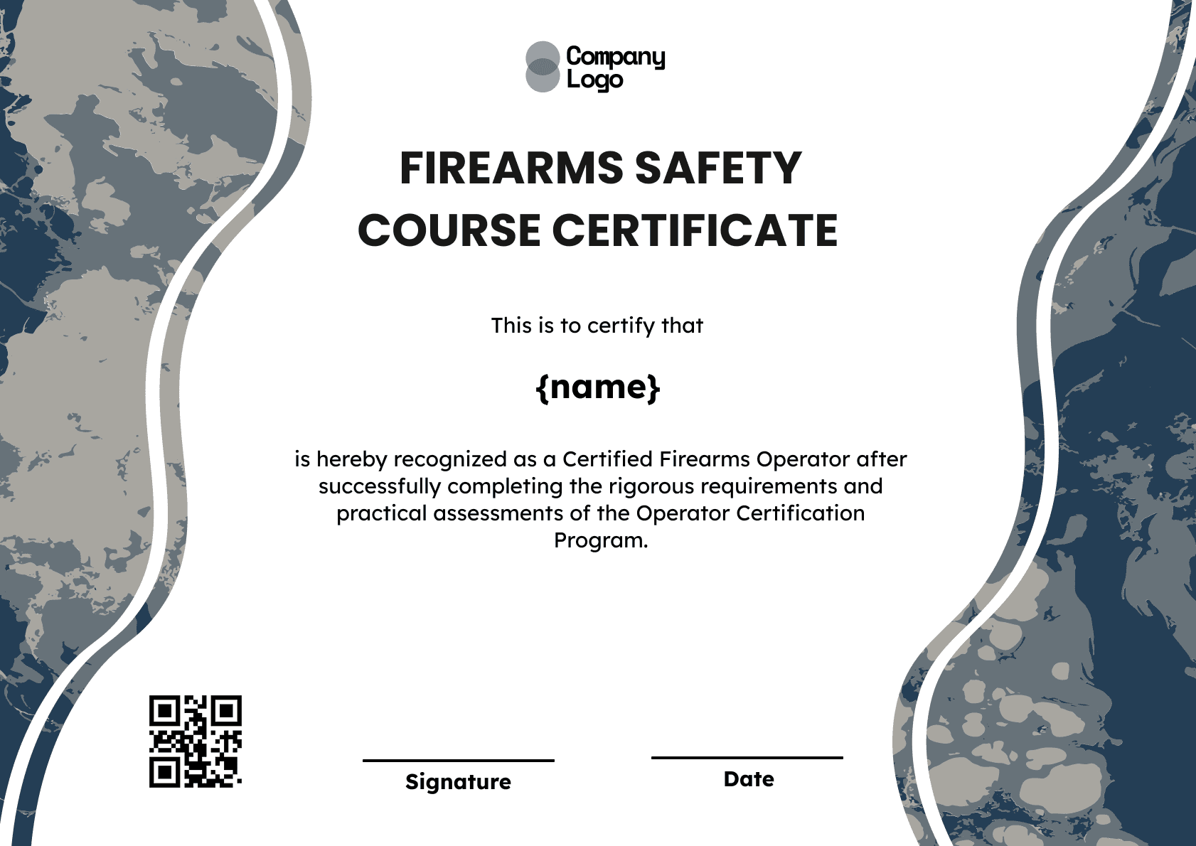 Wauld - Professional and attractive green recognition badge template