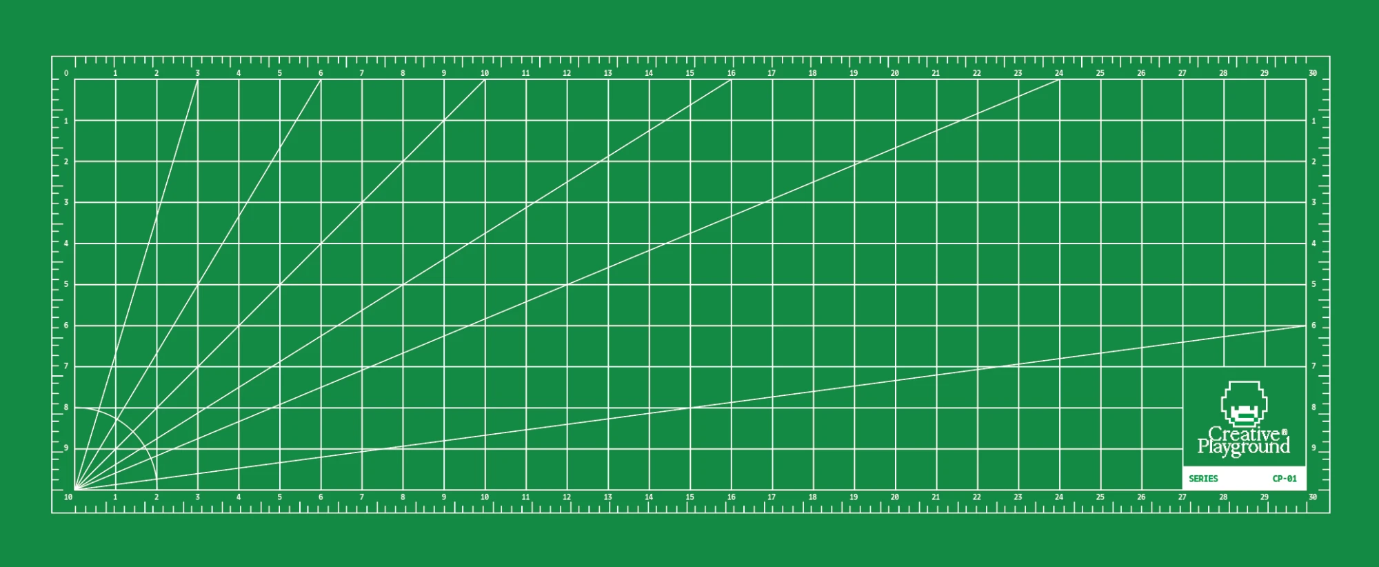 Cutting Mat Green artwork, flat