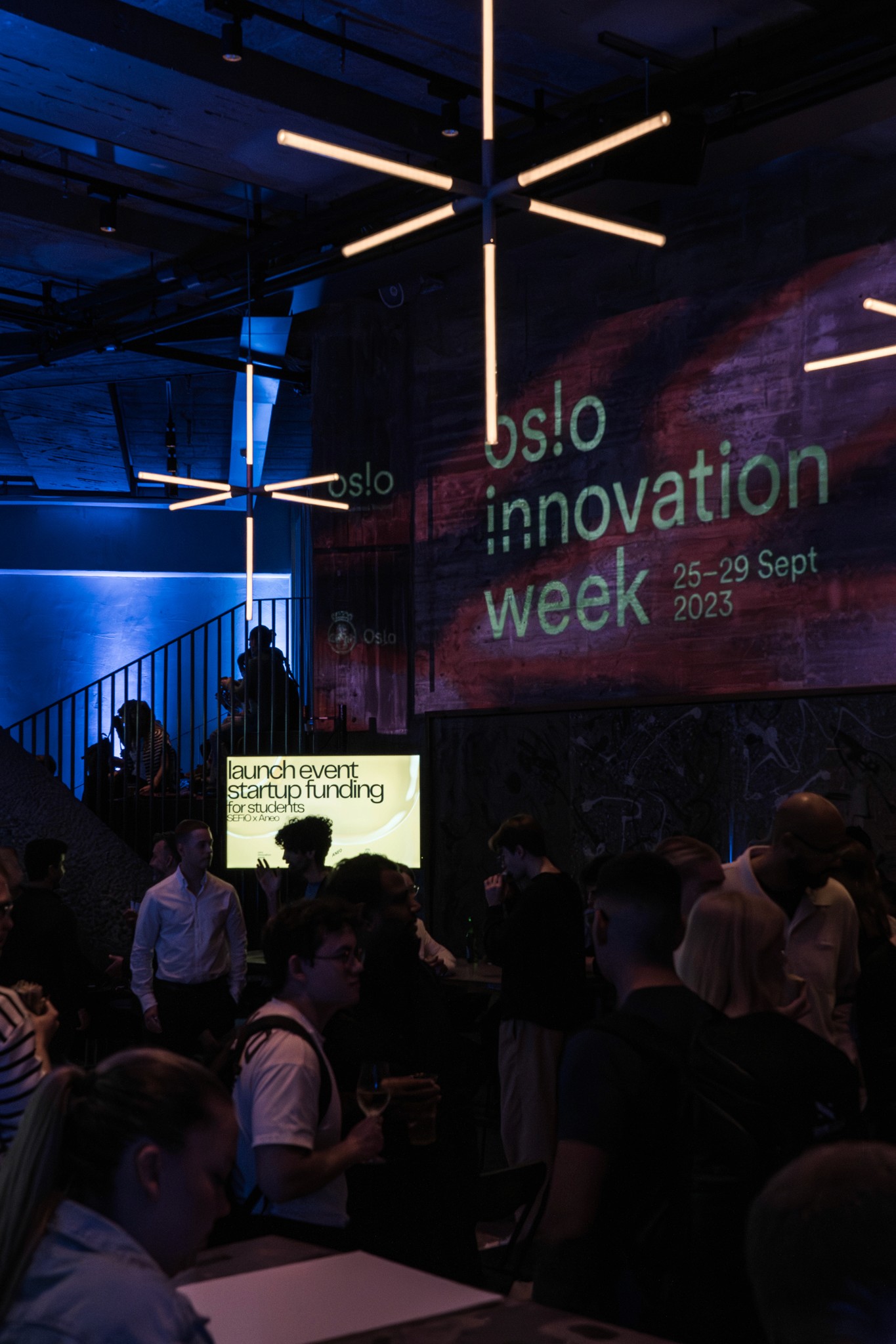 Atmosphere picture from Oslo Innovation Week where a sefio event is taking place