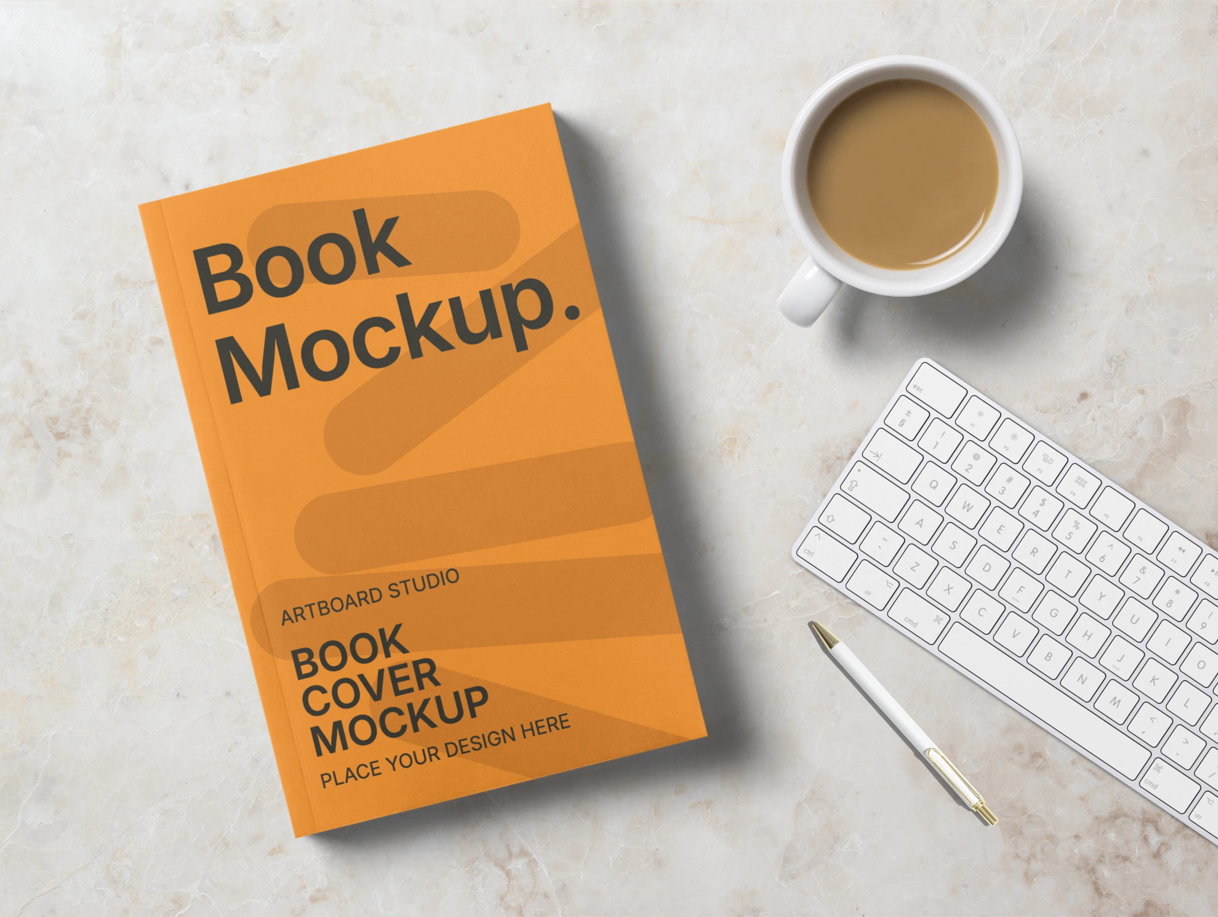 Coffee table book mockup