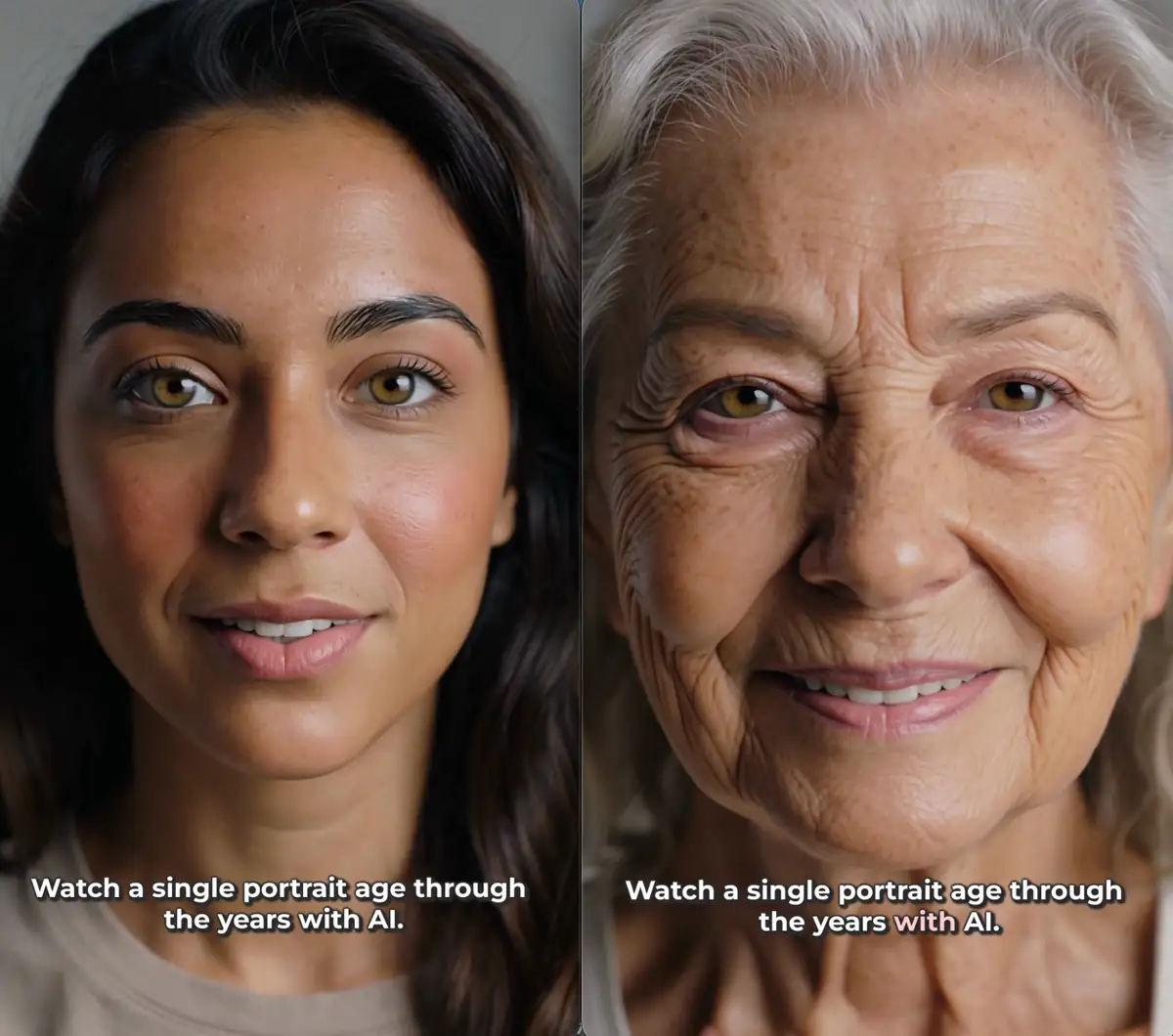 Finished split-screen portrait video with readable subtitles generated in APOB AI