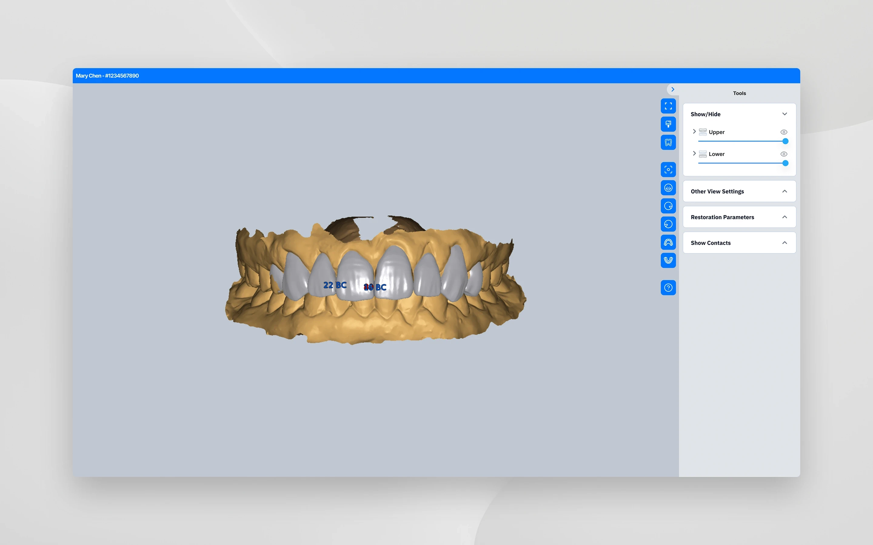 Design screenshot of phase 1 improvements