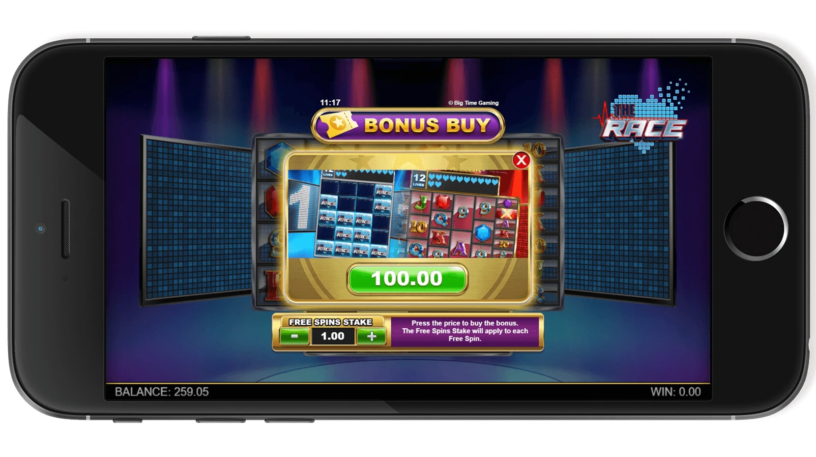 The Race - Bonus Buy officiel Big Time Gaming