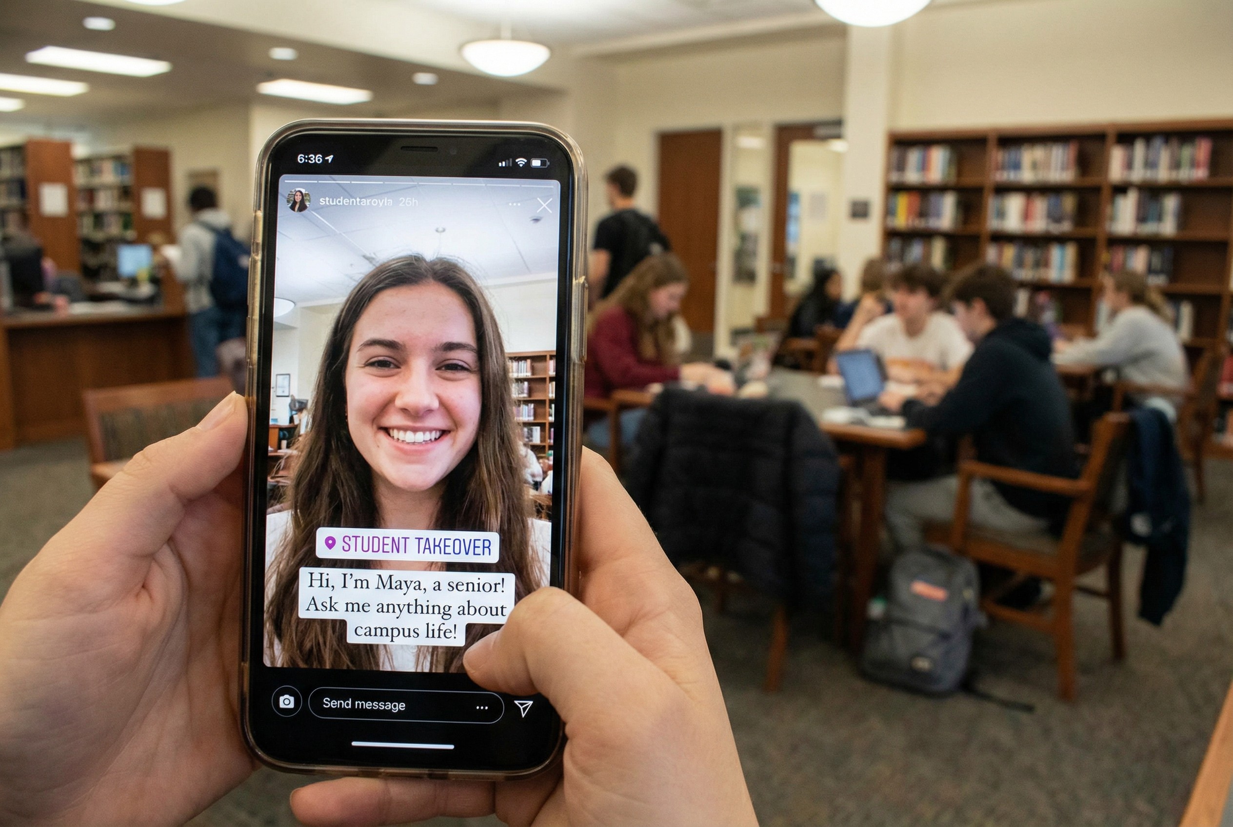 student takeover strategy for social media marketing of universities, colleges and higher education institutions