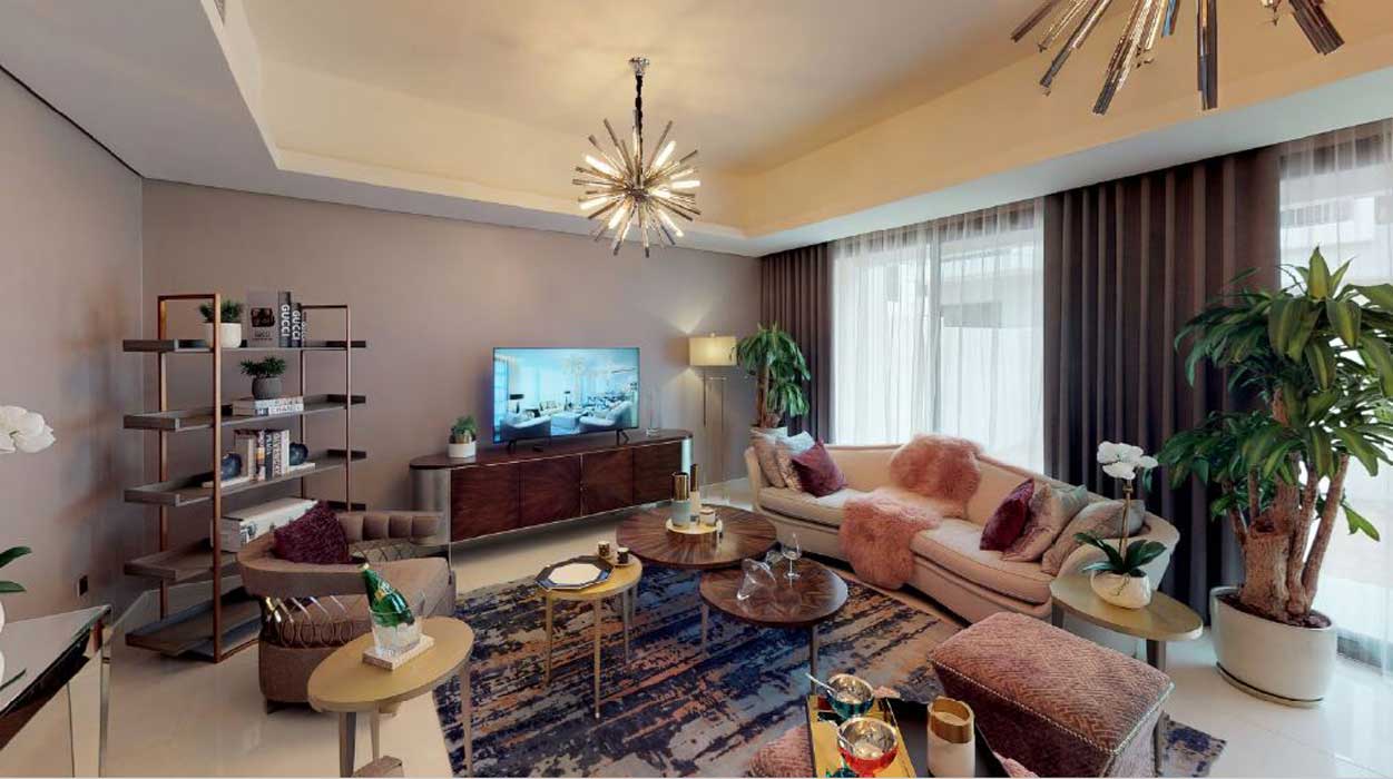 Damac Duo Villas Living Area