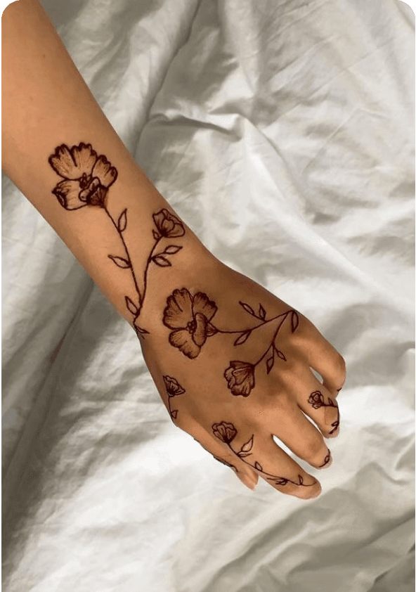 A bouquet of flowers next to a pair of shoes