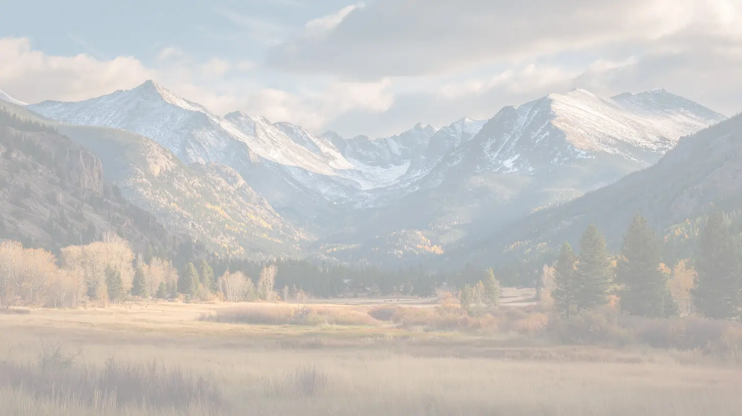 AI-generated image of the Rocky Mountains in Colorado