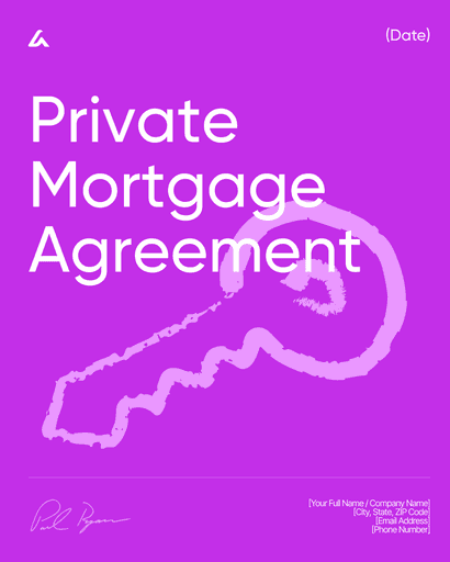 Private Mortgage Agreement