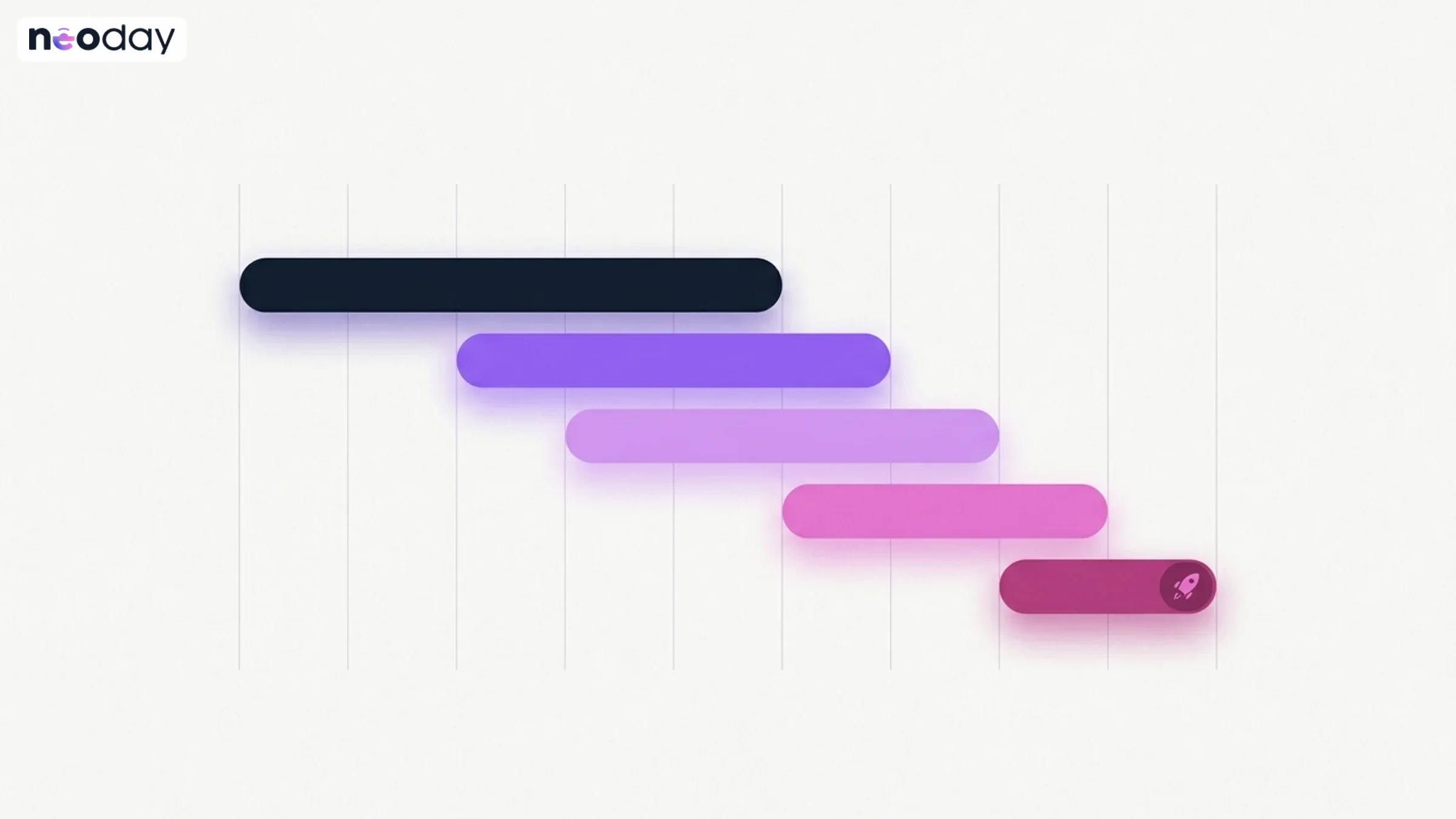 Ten-week loyalty launch plan with kickoff, alpha, beta, QA and launch phases