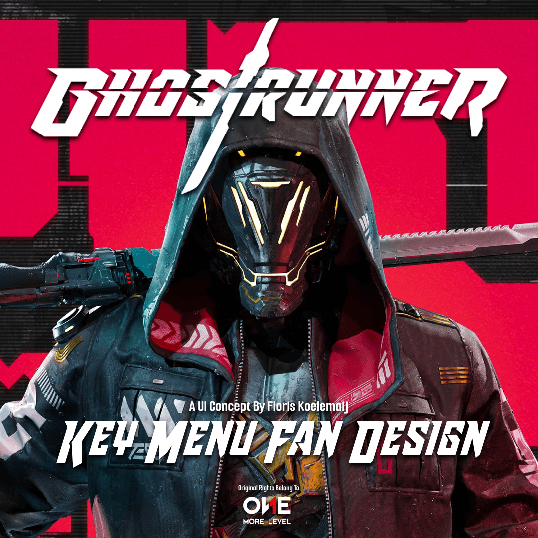 Ghostrunner Fan Concept key menu UI about image