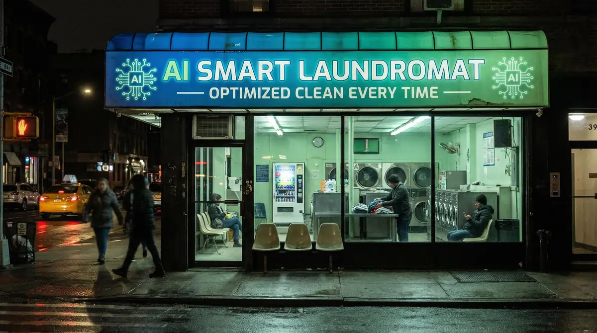AI smart laundromat