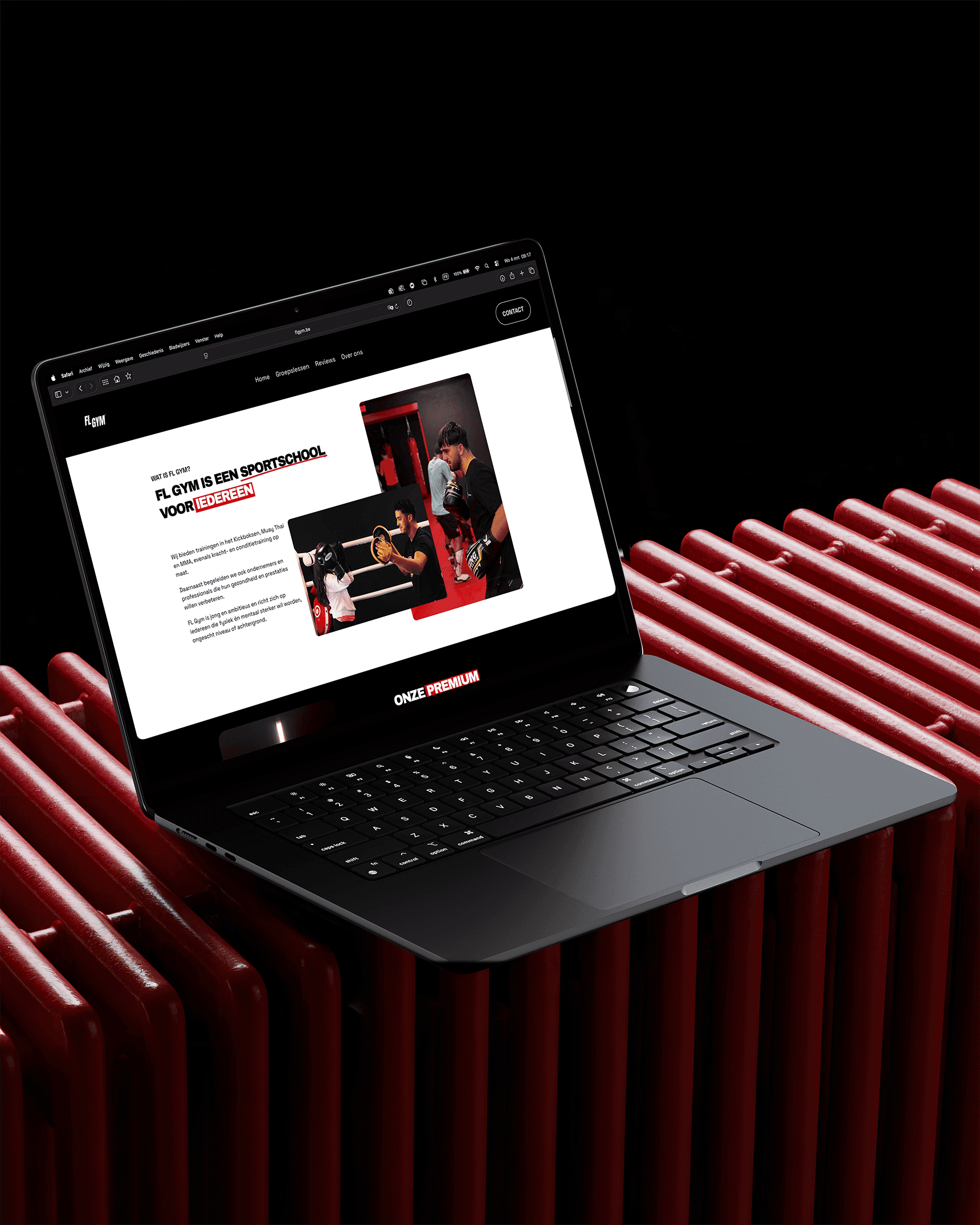 logo op visitekaartje