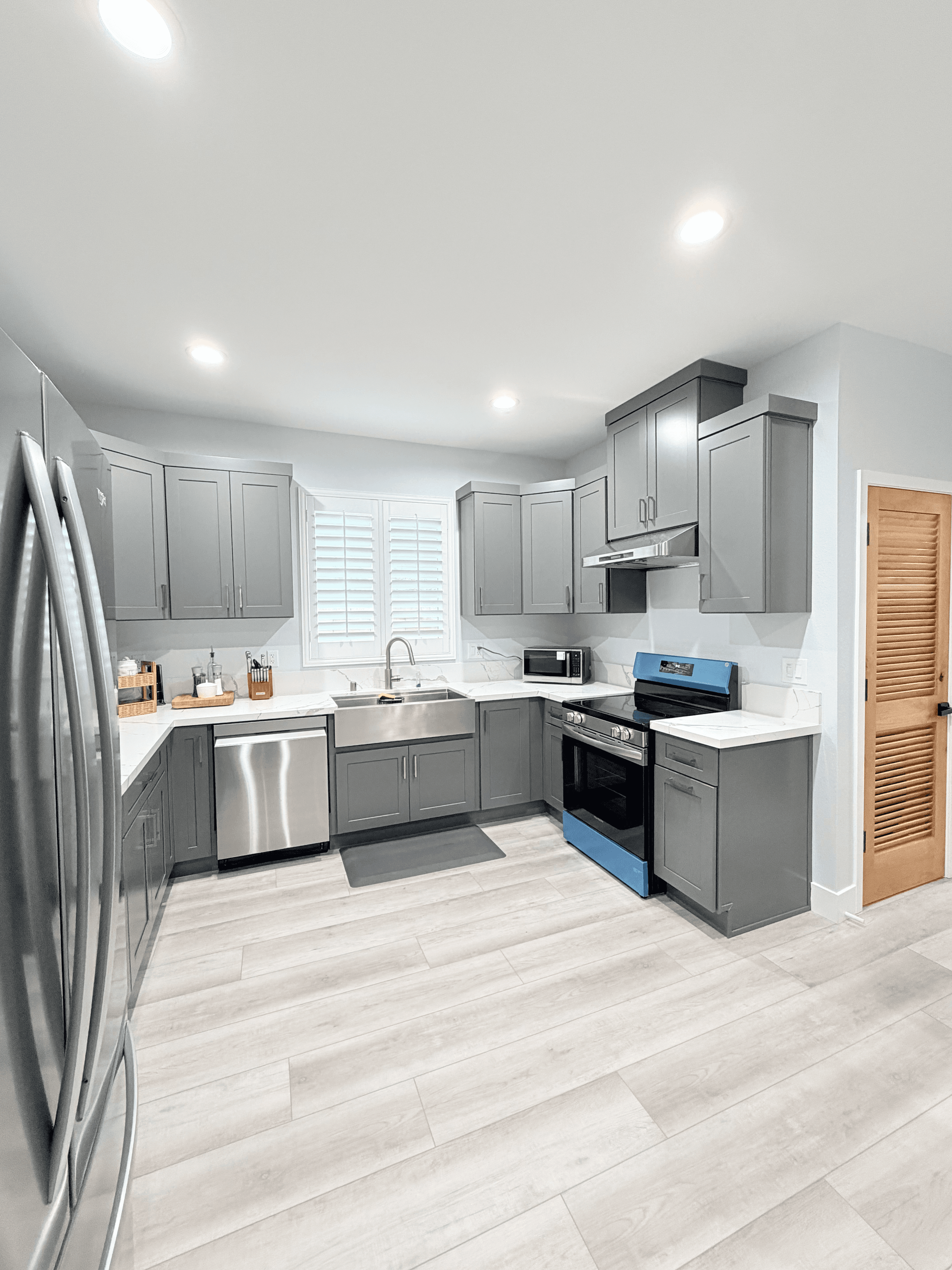 Energy-efficient windows and exterior finishes on ADU in Garden Grove