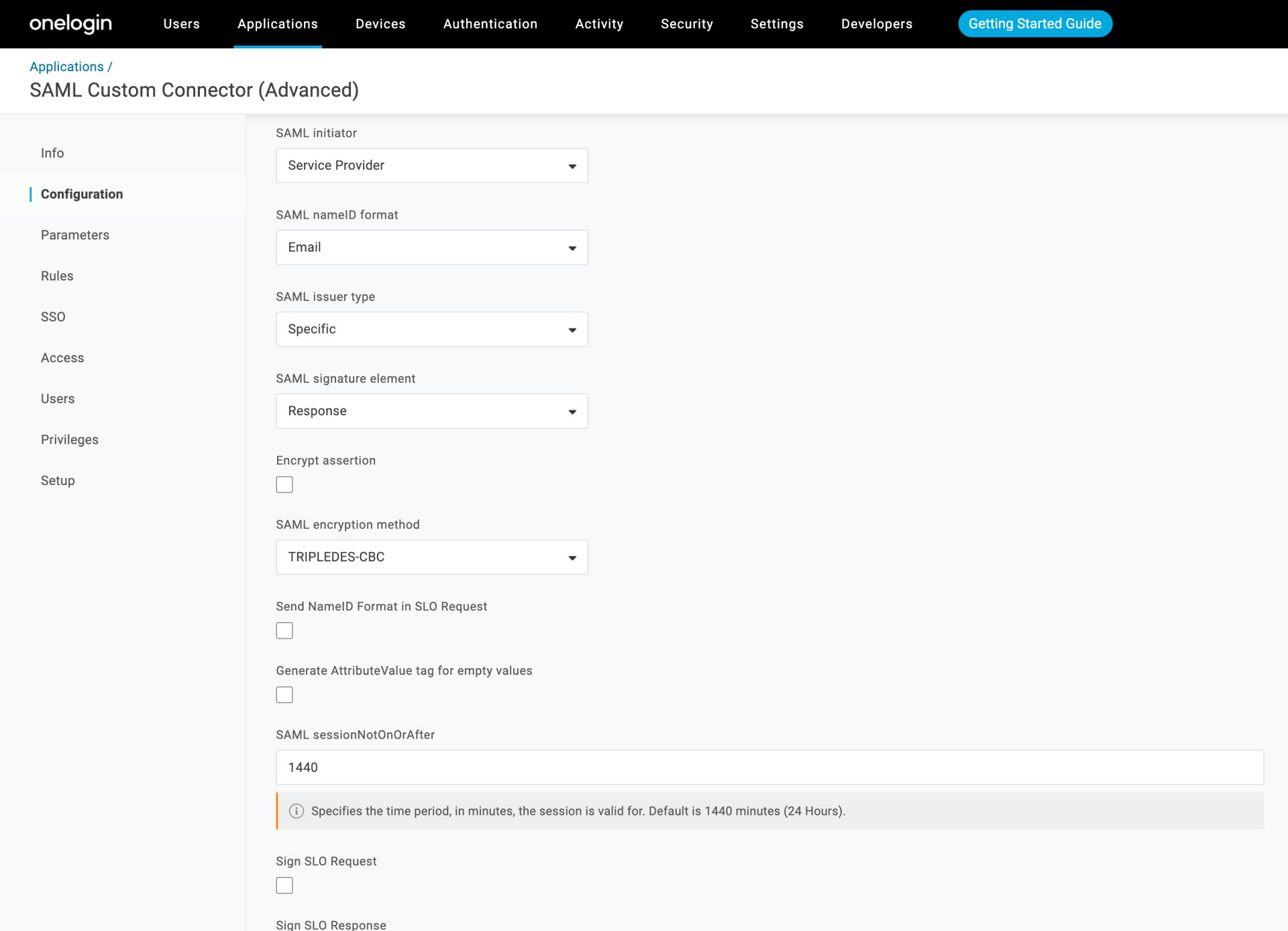 OneLogin Saml Instruction image 2-5
