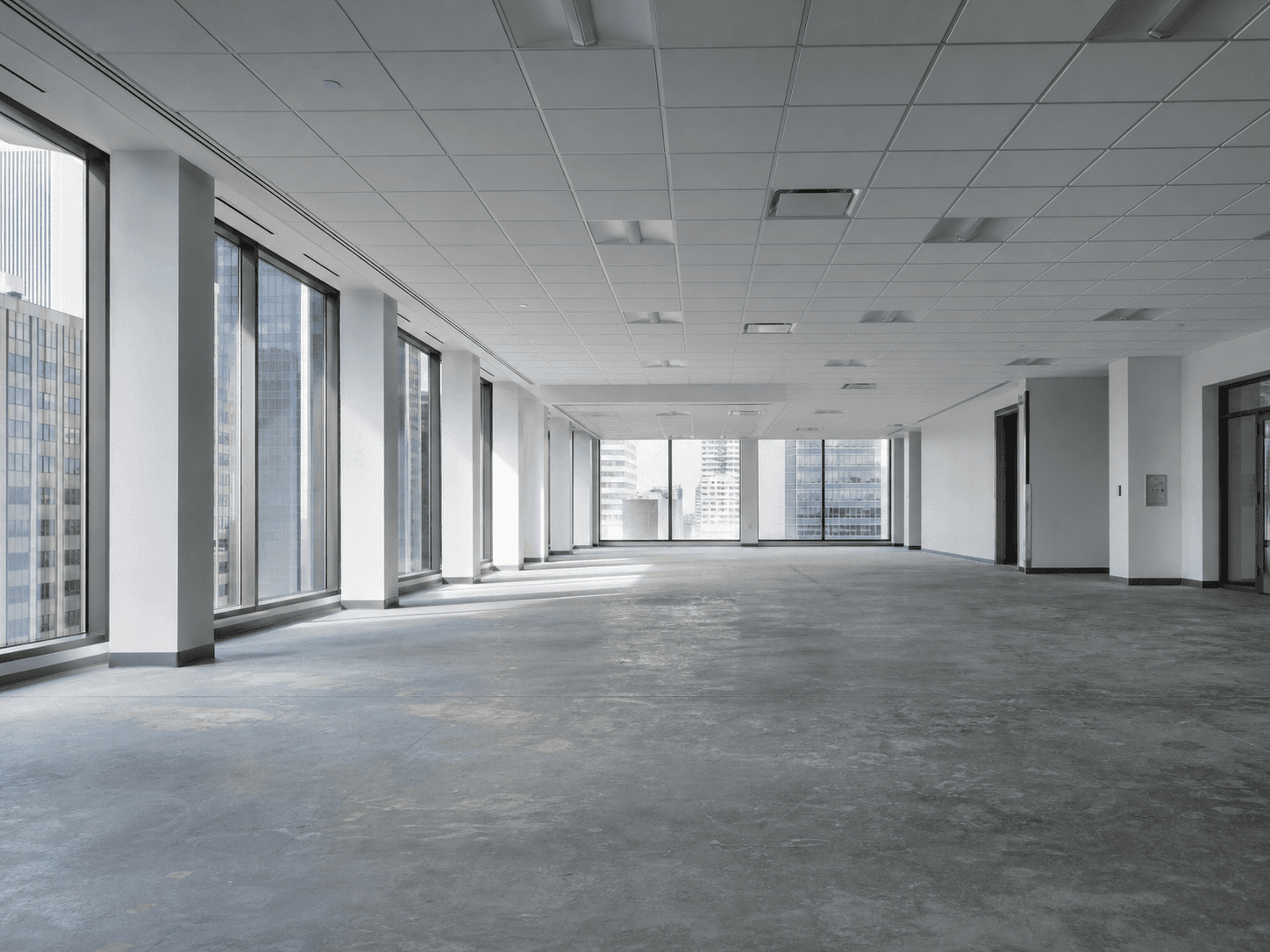 Business discussion in modern office