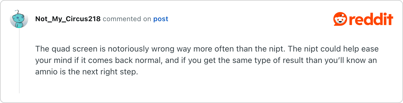 Post on Reddit