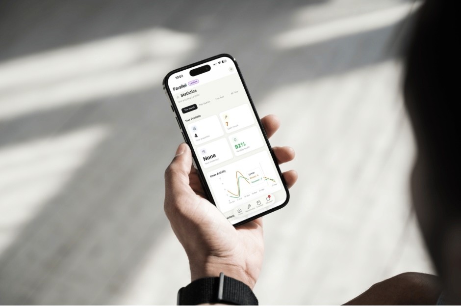 A mockup of Freelio's mobile app