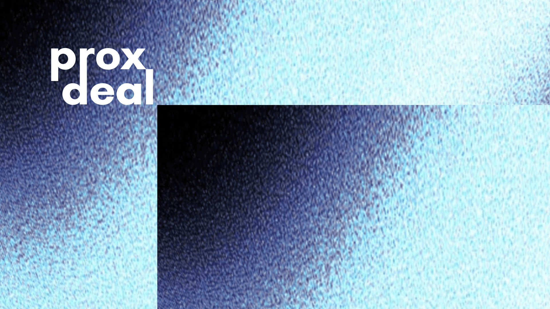 ProxDeal abstract blog thumbnail with blue color gradient.