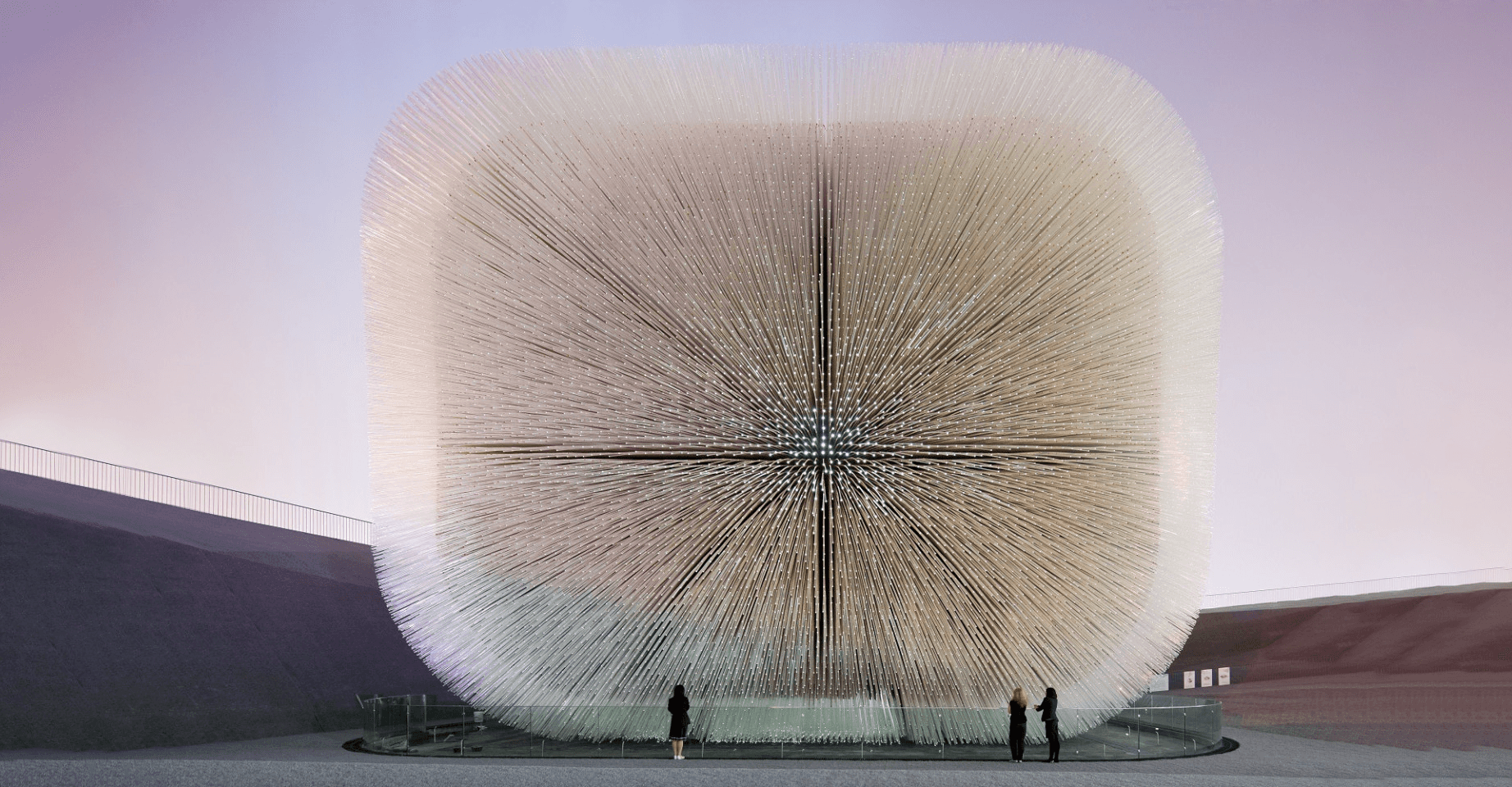 The Seed Cathedral, street view